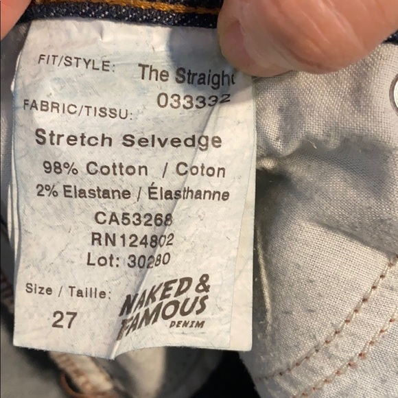Naked and Famous Women’s Stretch Straight Selvedge - Picture 3 of 7